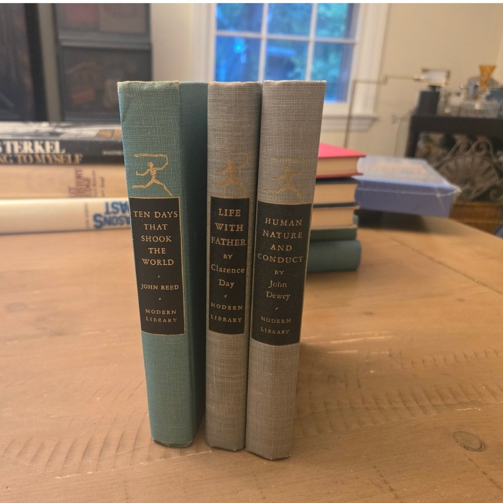 Modern Library Book Set 3pc (Ten Days / Life with Father / Human Nature) HC Book